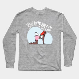 Yoga and cats Long Sleeve T-Shirt